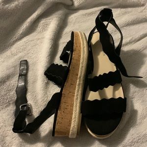 Marc Fisher Cork Platform Sandals!